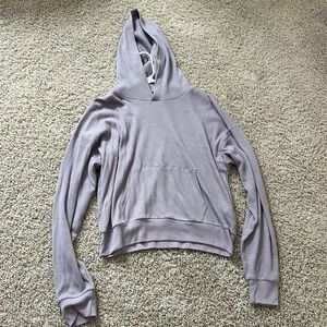 Aritiza waffle hoodie